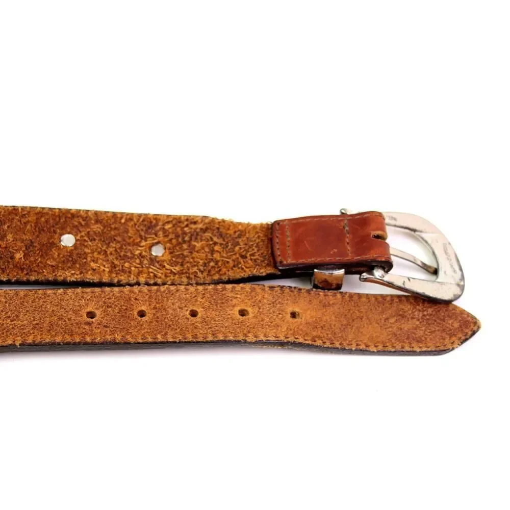 Honest BROWN GENUINE LEATHER 1 1/4